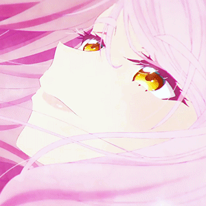 A gif of Koyanskaya from Fate/Grand Order closing her eyes in relief.